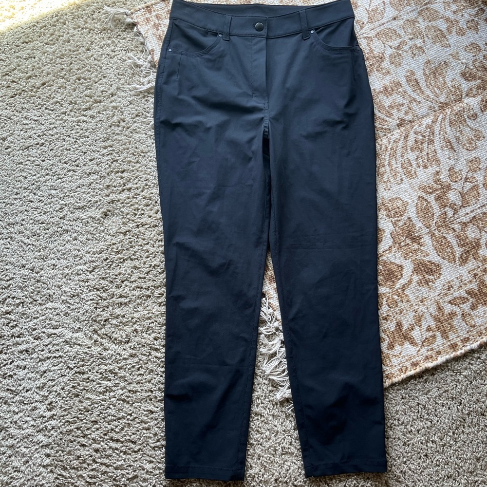 Lululemon Black City Sleek 5 Pocket 7/8 Pant